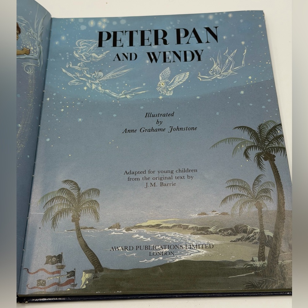 Peter Pan and Wendy By J.M. Barrie (Hardcover Book, 1988) - Picture 10 of 11